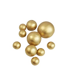 Сферы из шоколадной глазури перламутровые золотые 25 шт